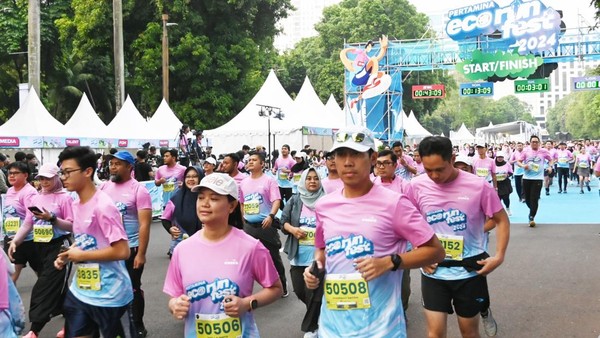 PertaLife Insurance Beri Asuransi di Ajang Pertamina Eco Run Fest